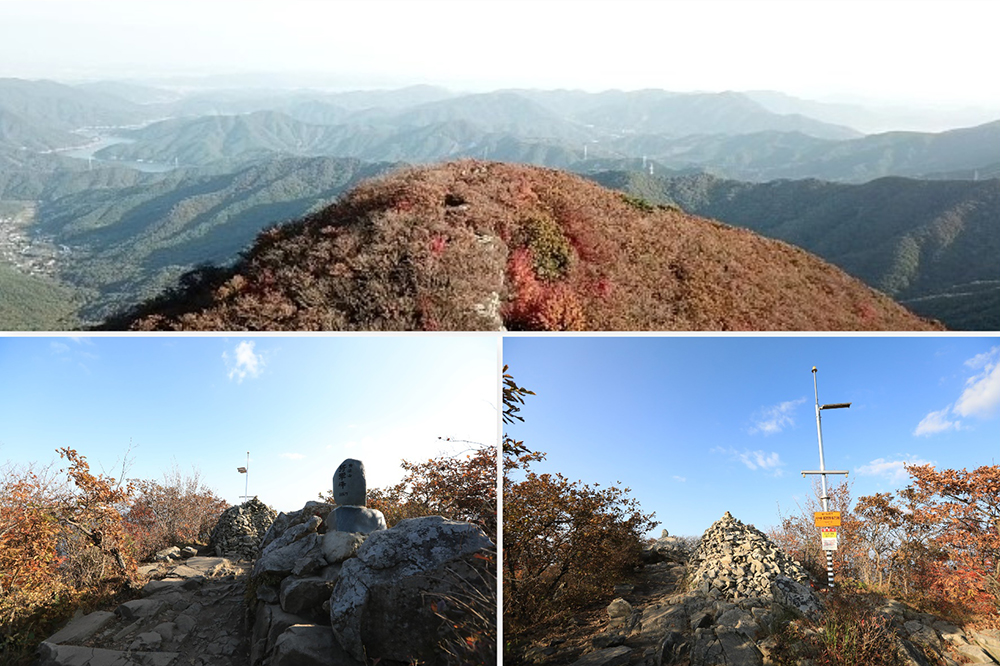조계산 입구와 조계산 길